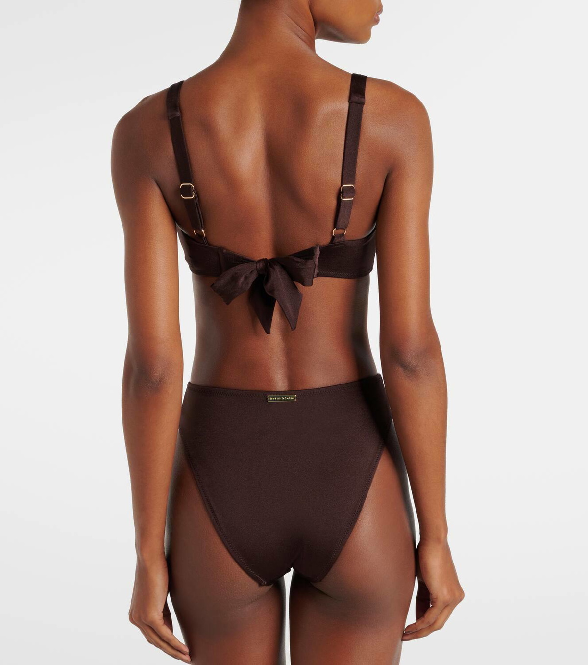 Heidi Klein Coco Palm high-rise bikini bottoms