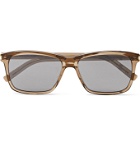 SAINT LAURENT - Square-Frame Acetate Sunglasses - Brown