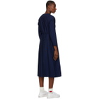 Blue Blue Japan Indigo Yarn-Dyed Flannel Dress