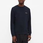 Norse Projects Men's Vagn Logo Crew Sweat in Dark Navy