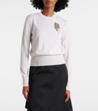 McQueen Beaded wool sweater