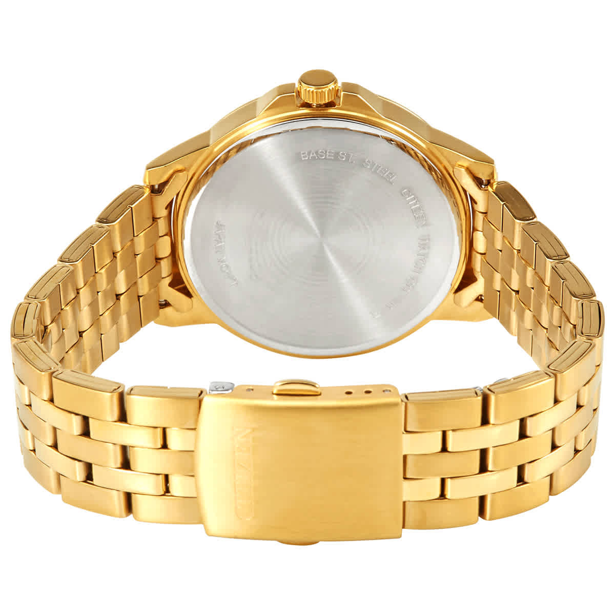Citizen Quartz Black Dial Gold-tone Mens Watch BF2013-56E