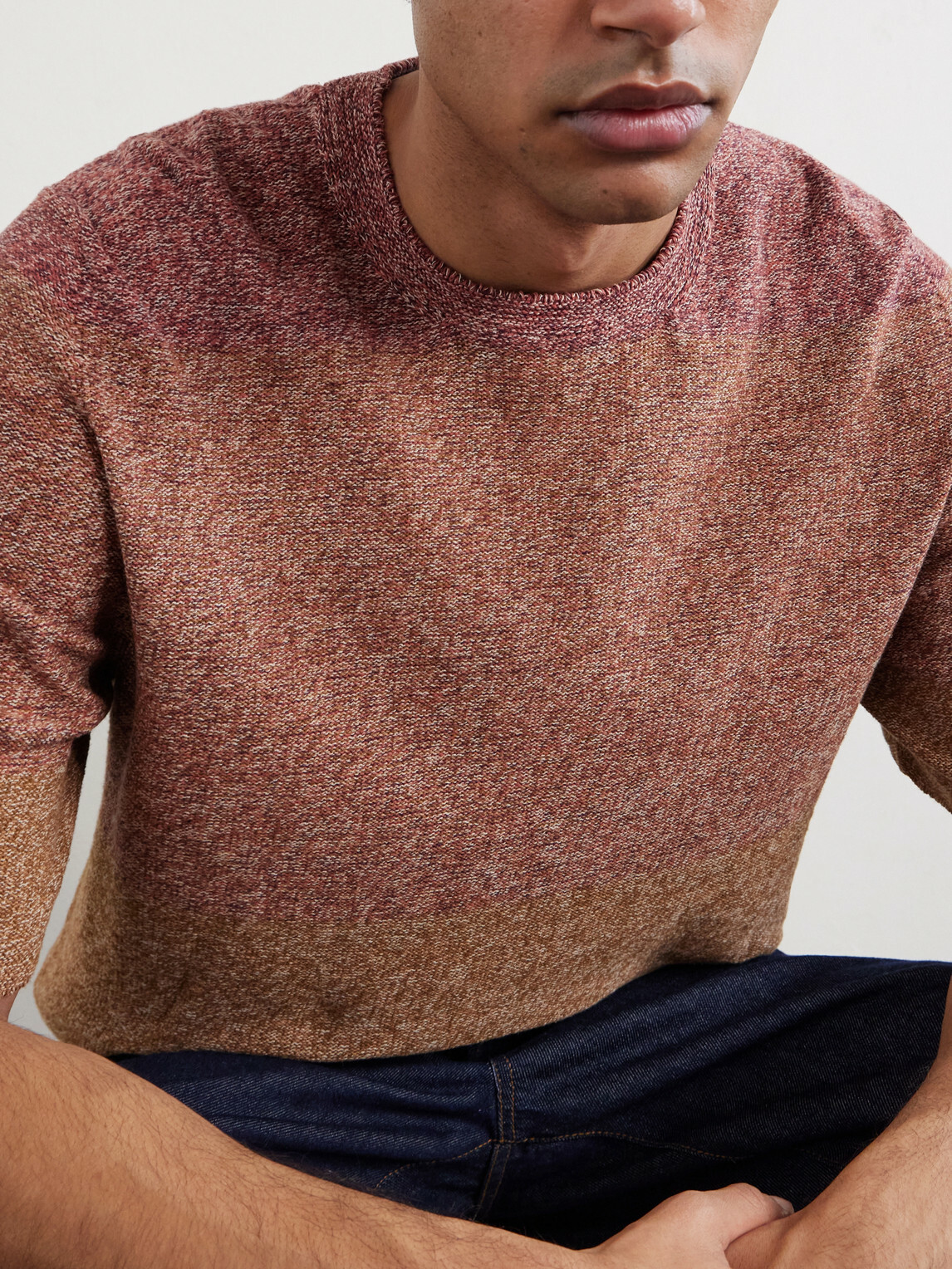 Inis Meáin - Scail Linen and Cotton-Blend T-Shirt - Brown