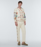 Bode Prisma embroidered cotton overshirt