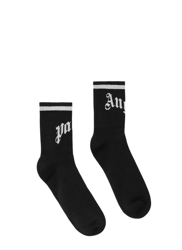 Photo: Palm Angels Curved Logo Track Socks