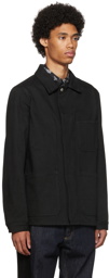 Alexander McQueen Black Slim Denim Jacket