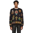 Versace Black Jewel Sweatshirt