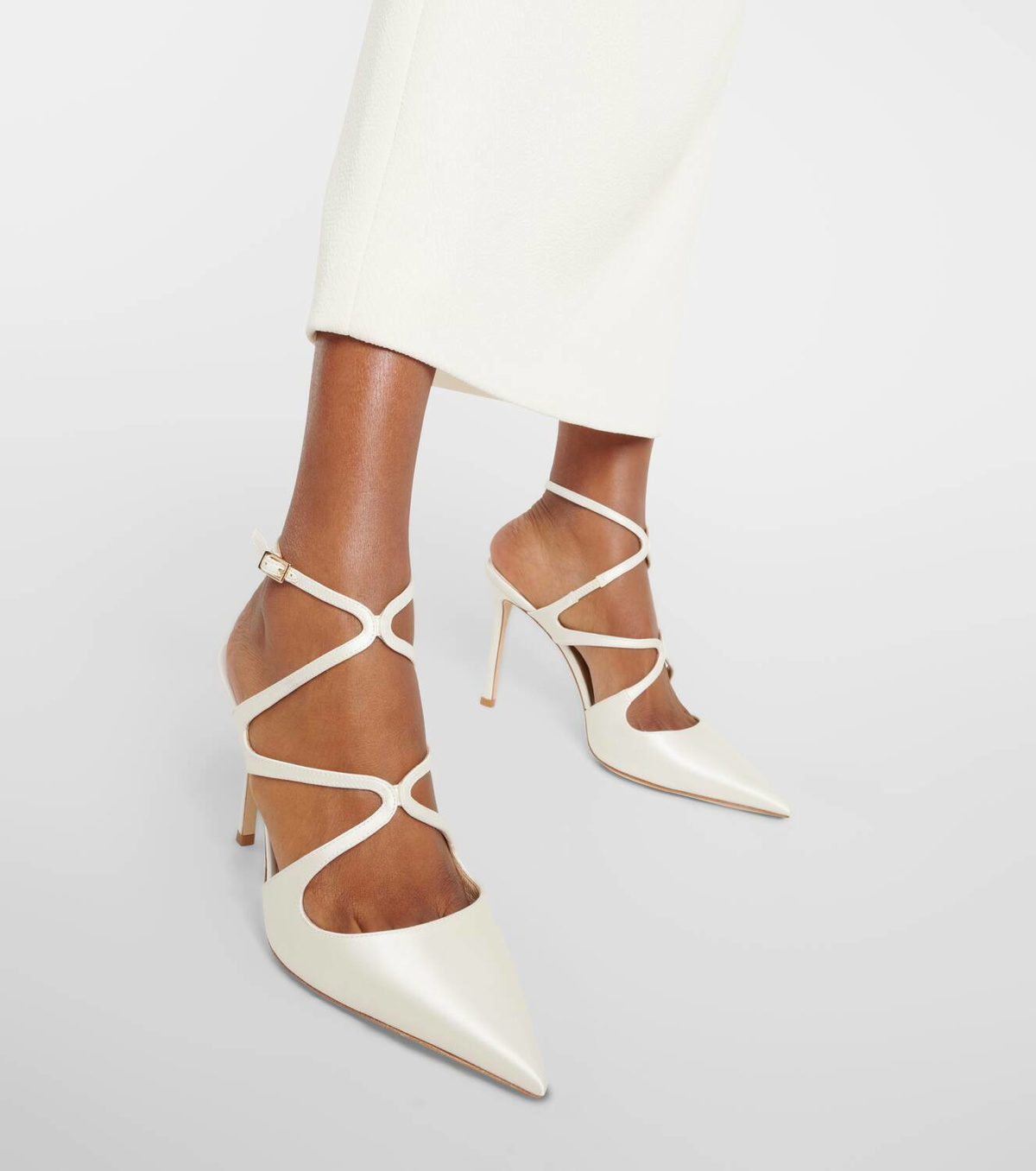 Jimmy Choo Azia 95 satin pumps Jimmy Choo