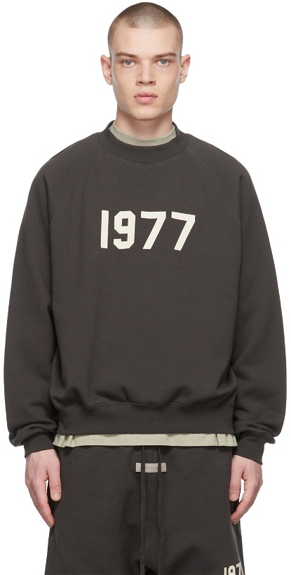 Photo: Essentials Black '1977' Sweatshirt