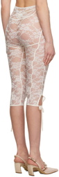 nastyamasha SSENSE Exclusive Off-White Leggings