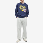 Kenzo Paris Men's Kenzo Hearts Crew Sweat in Midnight Blue