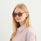 Lunetterie Générale One More Night Sunglasses in Olive/Palladium 