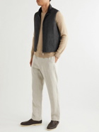 Stoffa - Reversible Blouson in Wool Merino - Gray