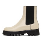 JW Anderson Off-White Logo Chelsea Boots