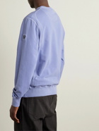 Belstaff - Garment-Dyed Stretch-Cotton Jersey Sweatshirt - Purple