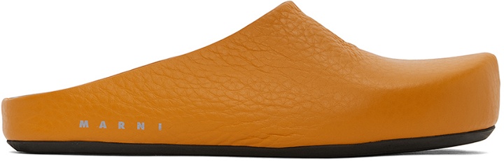 Photo: Marni Orange Fussbett Sabot Slippers