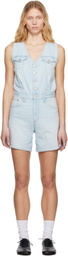 Levi's Blue Vest Denim Romper