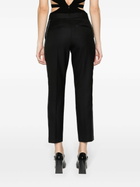RACIL Black Mick Wool Cropped Trousers