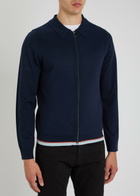 PS Paul Smith Panelled Wool Jumper Navy