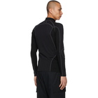 HELIOT EMIL Black Half-Zip Turtleneck