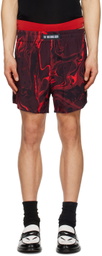 LGN Louis Gabriel Nouchi Red Graphic Pyjama Shorts
