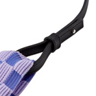LASTFRAME Women's Sheer Ichimatsu Market Bag Small in Lavender