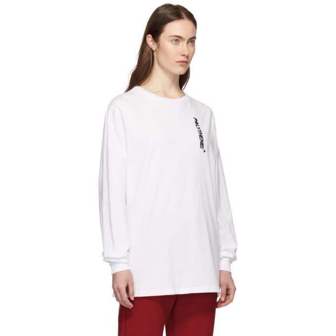 Polythene* Optics White C-Clamp Long Sleeve T-Shirt