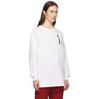 Polythene* Optics White C-Clamp Long Sleeve T-Shirt