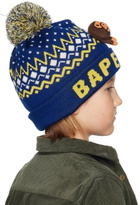 BAPE Kids Navy Baby Milo Plush Doll Beanie