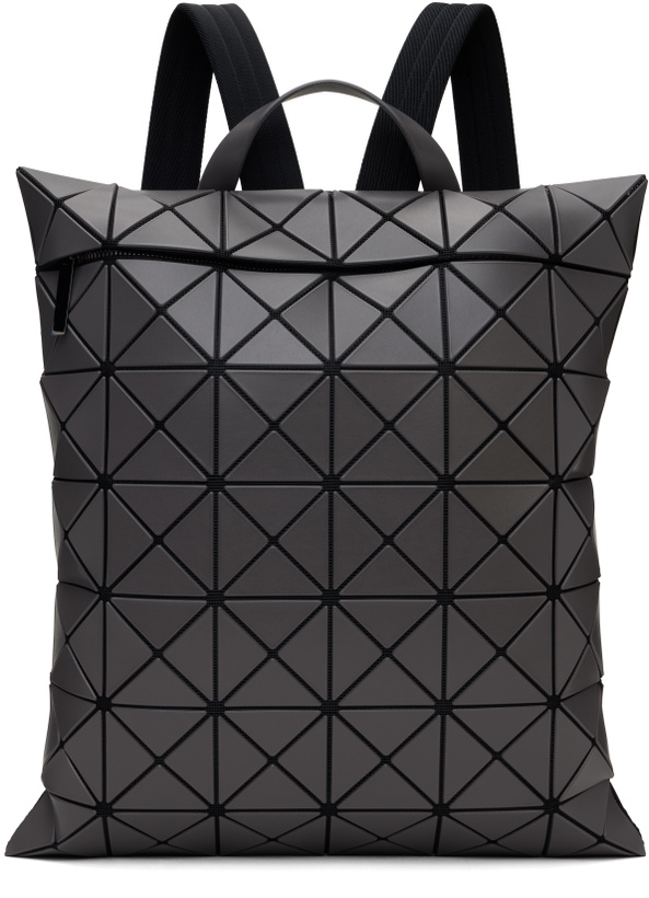 Photo: BAO BAO ISSEY MIYAKE Gray Flat Pack Backpack