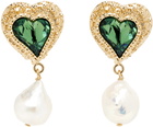 Safsafu Gold Eden Love Earrings