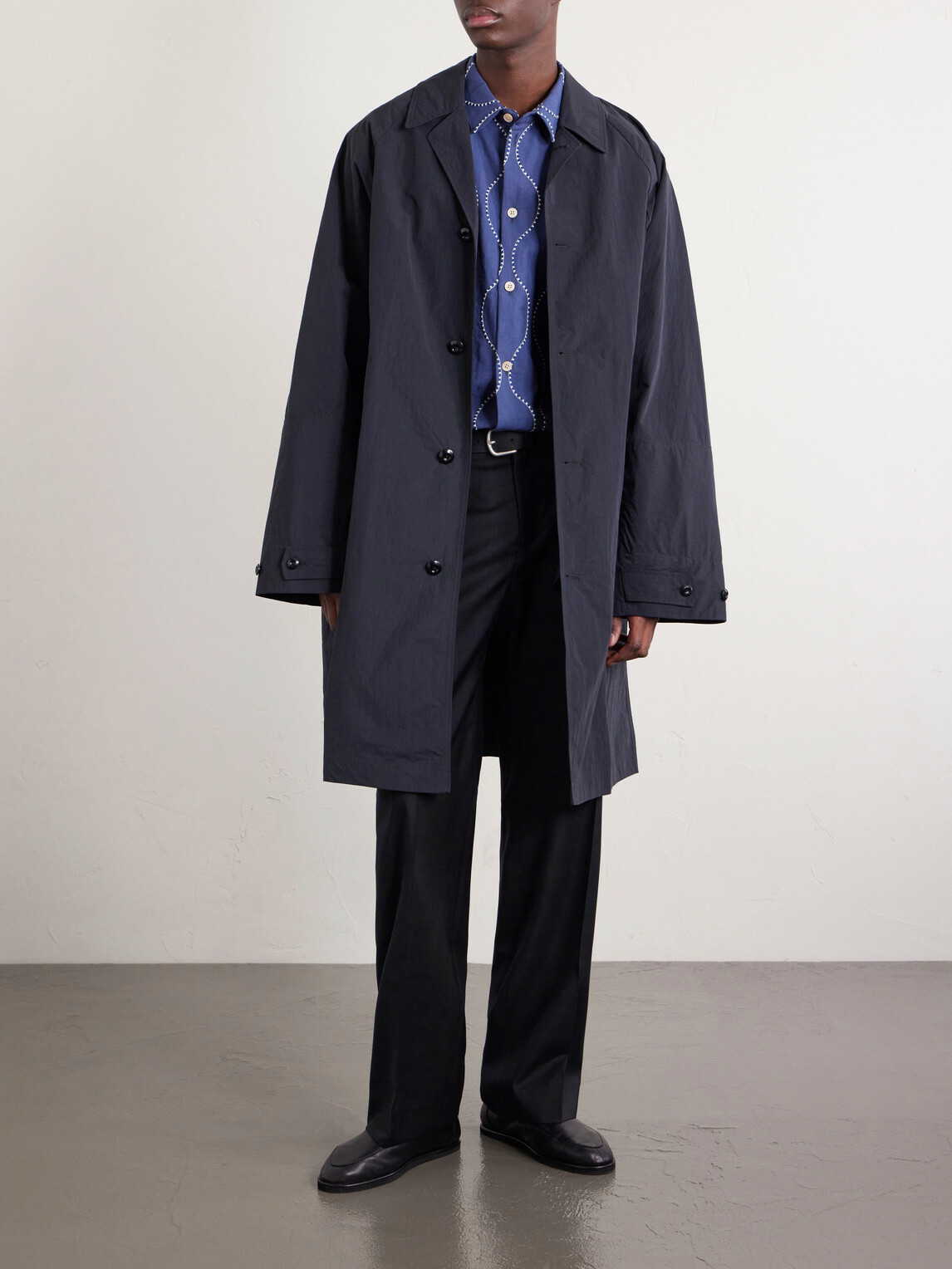 A Kind Of Guise - Serrara Mac Recycled Taffeta Coat - Black