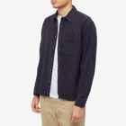 Corridor Men's Recycled Flannel Shirt in Navy