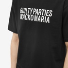 Wacko Maria Men's Guilty Parties Washed Heavyweight T-Shirt in Black