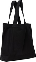 Maison Kitsuné Black 'Maison Kitsuné' Handwriting Tote