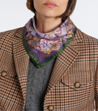 Etro Printed silk twill scarf
