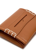 JW Anderson Loafer Leather Card Holder - Tan - One Size