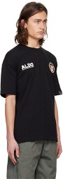 AAPE by A Bathing Ape Black Embroidered T-Shirt