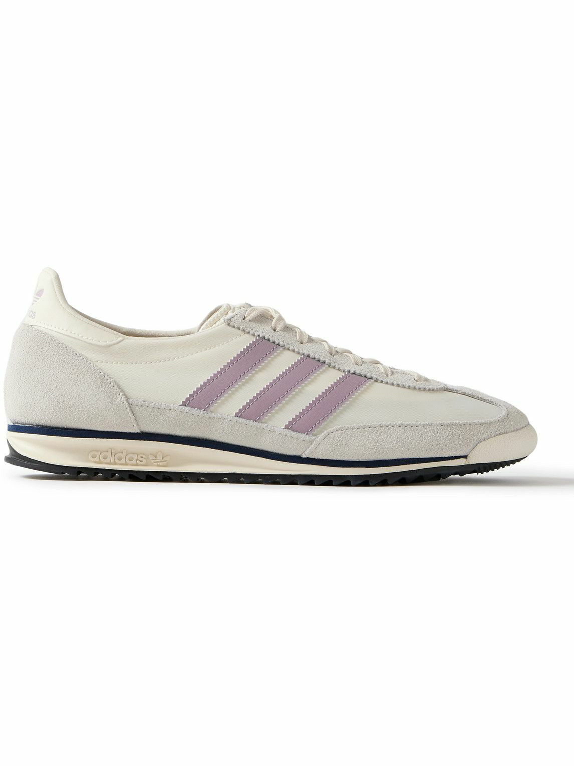 Photo: adidas Originals - SL 72 Suede and Leather-Trimmed Nylon Sneakers - Neutrals