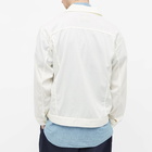 Beams Plus Men's Garment Dyed Trucker Jacket in Off White