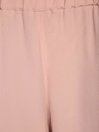 Incotex Crepe Elastic Pants In Pink
