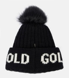 Goldbergh Hodd logo ribbed-knit beanie