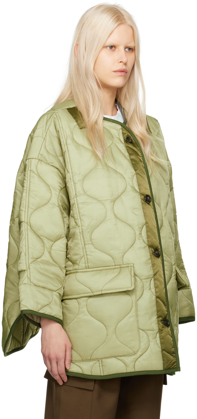 The Frankie Shop Green Teddy Jacket The Frankie Shop