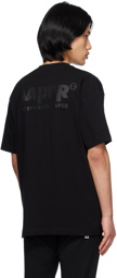 AAPE by A Bathing Ape Black Rubberized T-Shirt