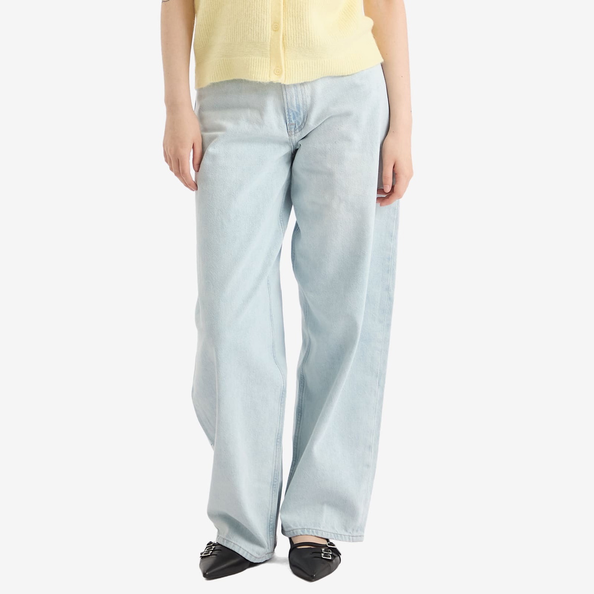 Samsøe Samsøe Women's Carpenter Belt Jeans in Surf Spray