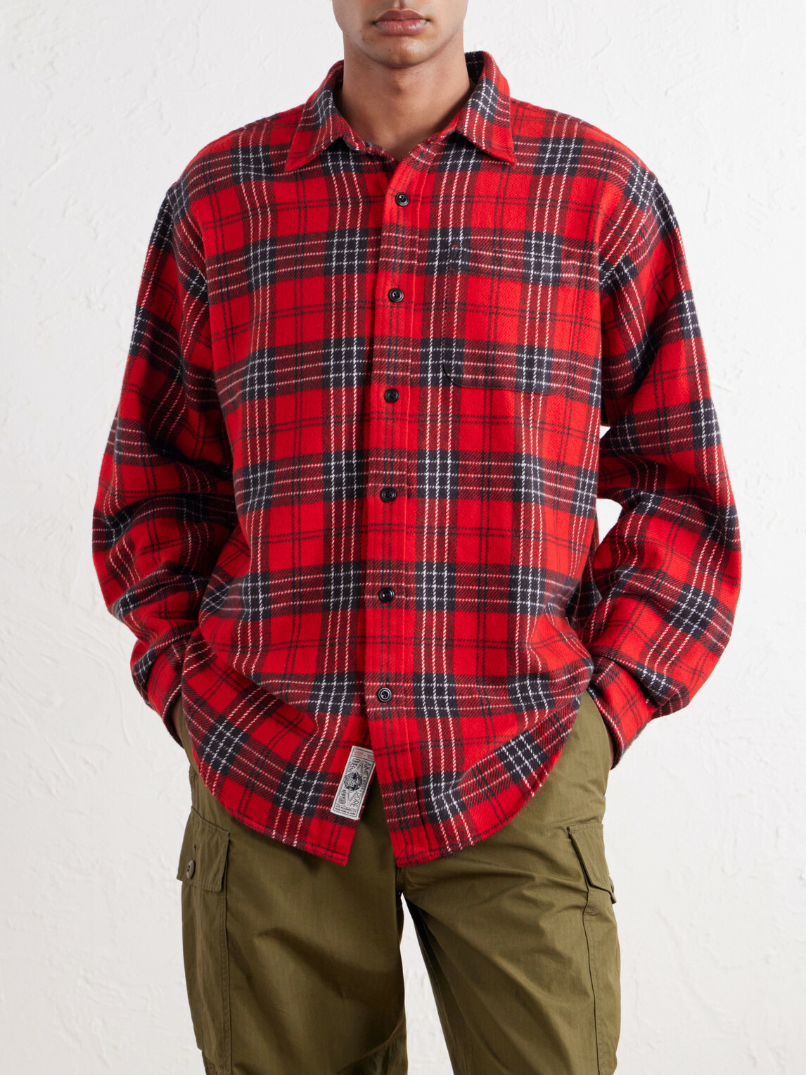 Aimé Leon Dore - Checked Cotton-Flannel Shirt - Red
