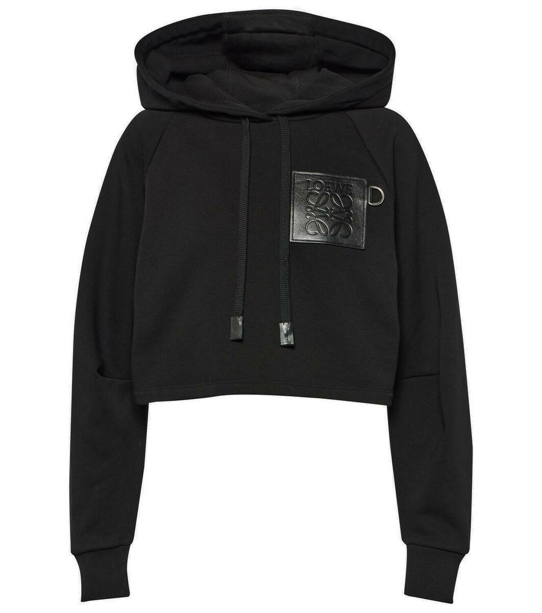 【Loewe】Anagram cotton hoodie コットン100% パーカー Loewe - Anagram cotton jersey hoodie Loewe