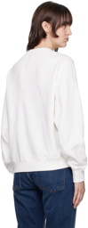 rag & bone Off-White Collegiate Sweatshirt