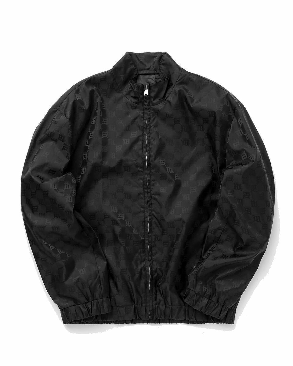 Photo: Misbhv Nylon Monogram Track Jacket Black - Mens - Track Jackets