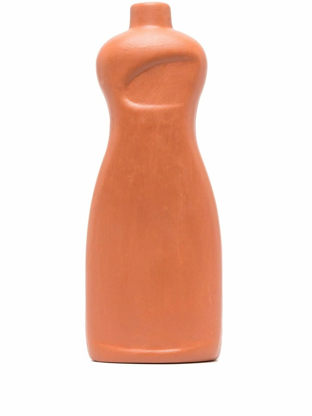 Photo: LOLA MAYERAS Orange Dishwash Ceramic Vase